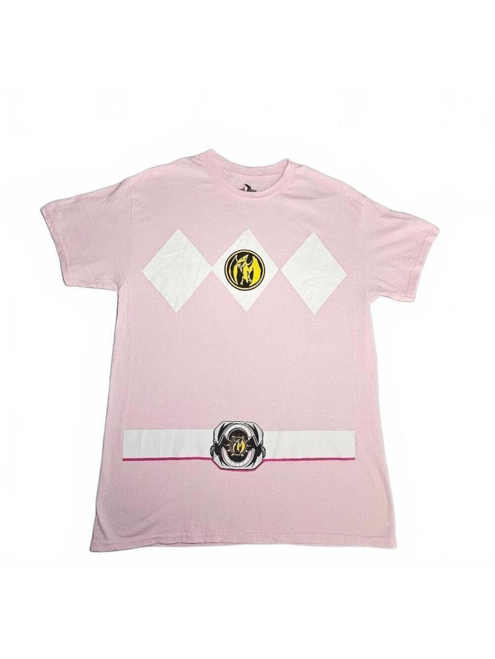 Power Rangers Pink Ranger Graphic T-Shirt Medium - Picture 1 of 6